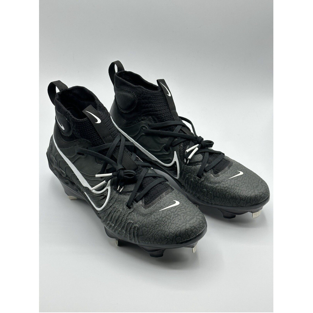 Nike Alpha Huarache NXT Black Metal Men's Baseball Cleats(DJ6517-010) Size 11